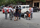 ���ǵϺ�Ħ�г�������ײ(������423)